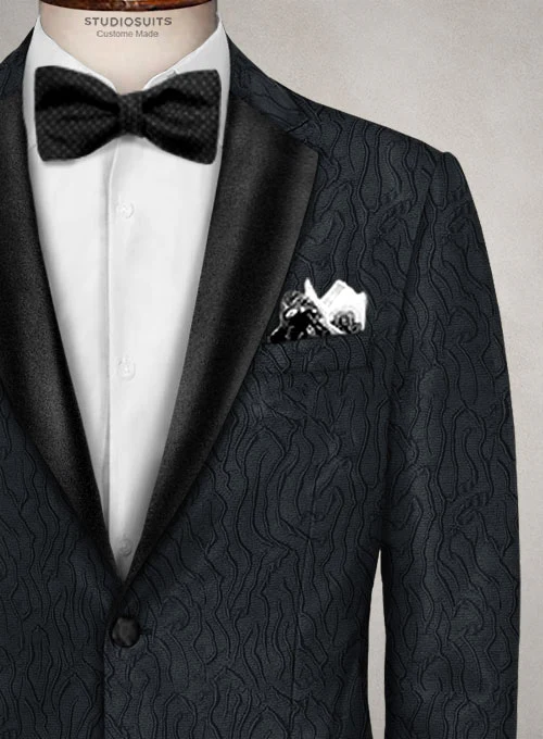 Italian Silk Neza Tuxedo Suit - Image 4