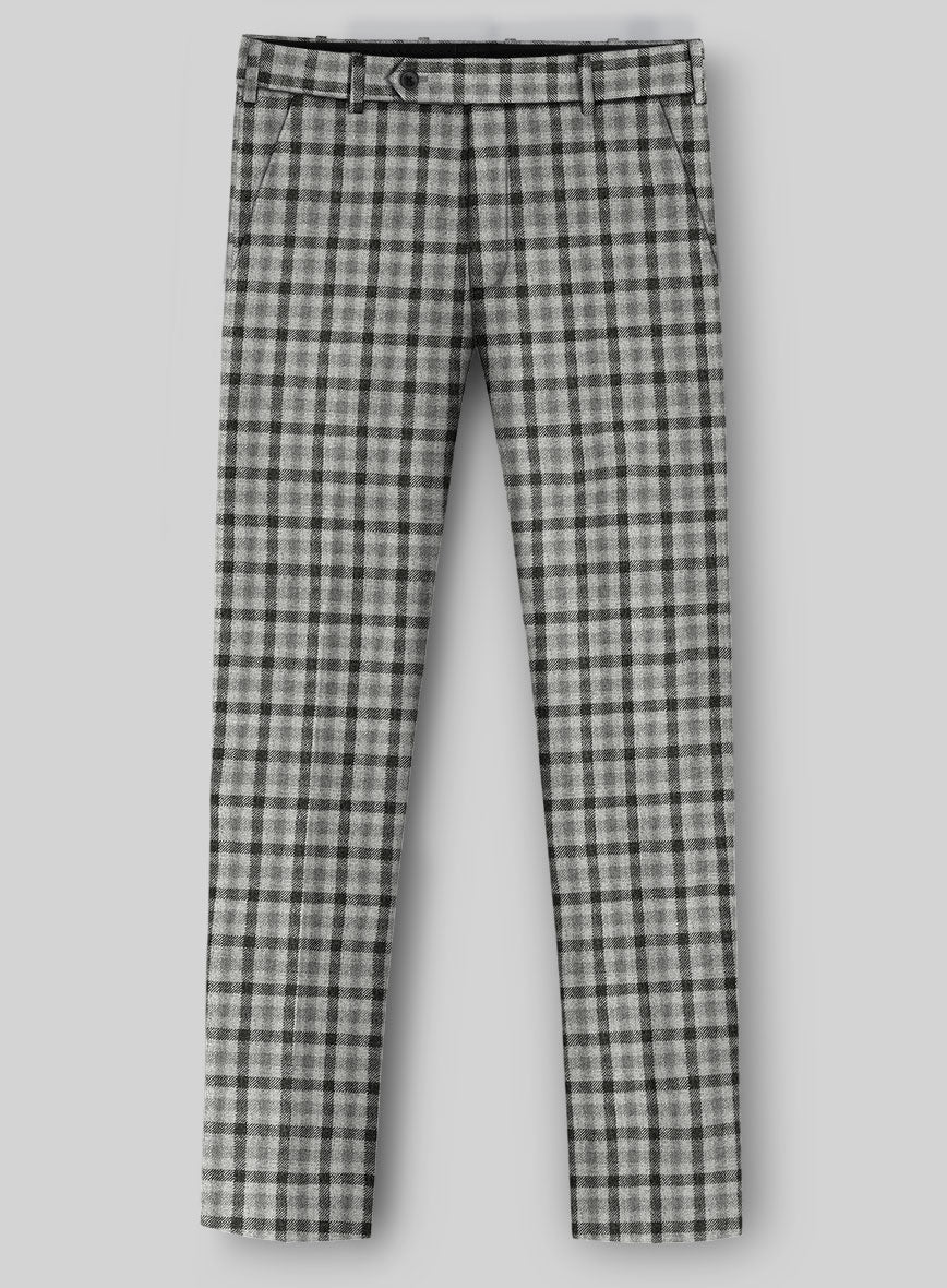 Italian Silverthorn Check Tweed Suit - Image 4