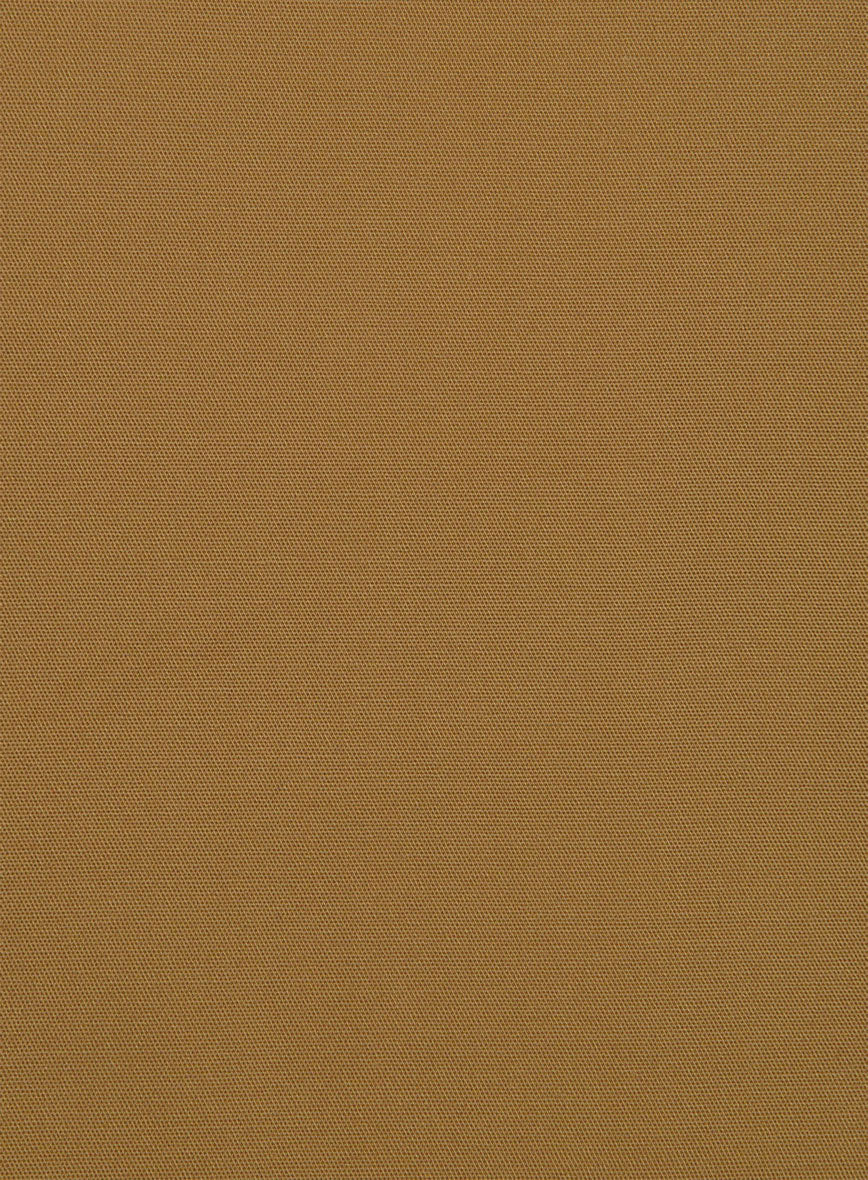 Italian Tan Cotton Stretch Jacket - Image 2