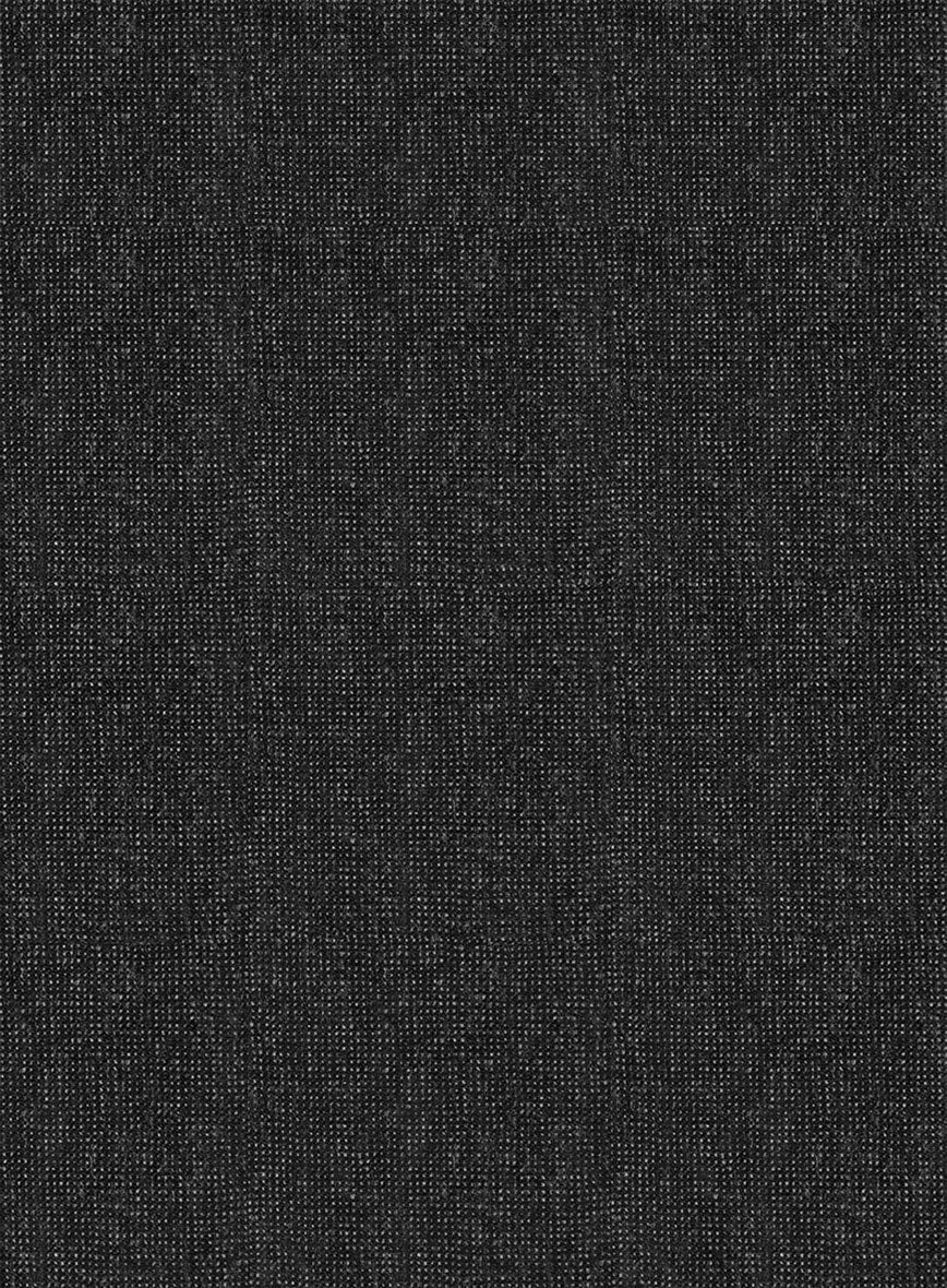 Italian Tavi Dark Gray Nailhead Flannel Pants - Image 3