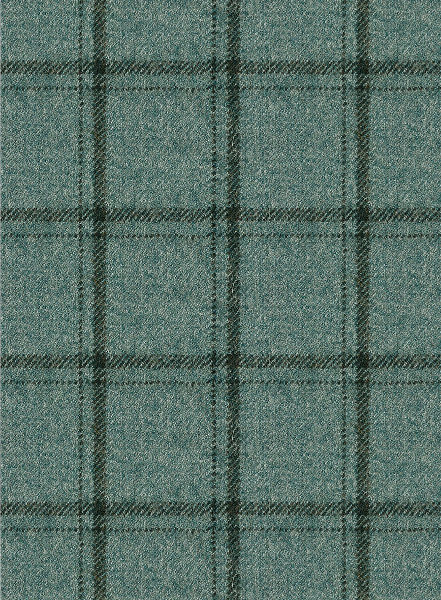 Italian Tealmoor Check Tweed Pants - Image 3