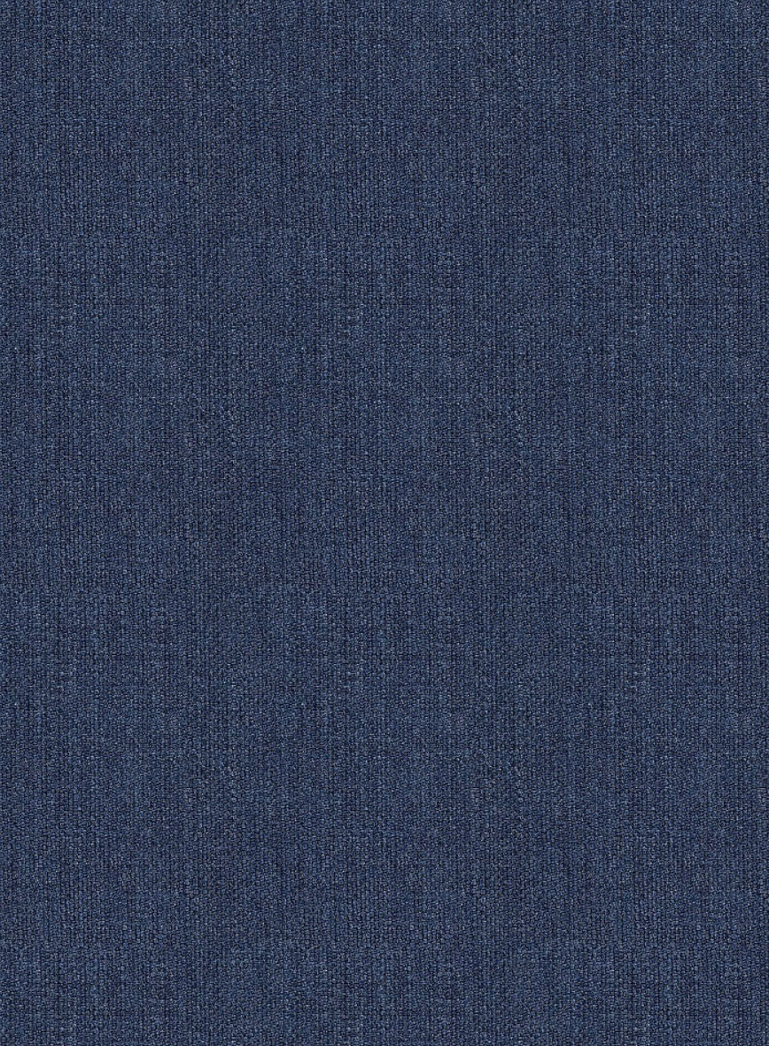 Italian Tela Indigo Blue Wool Jacket - Image 3