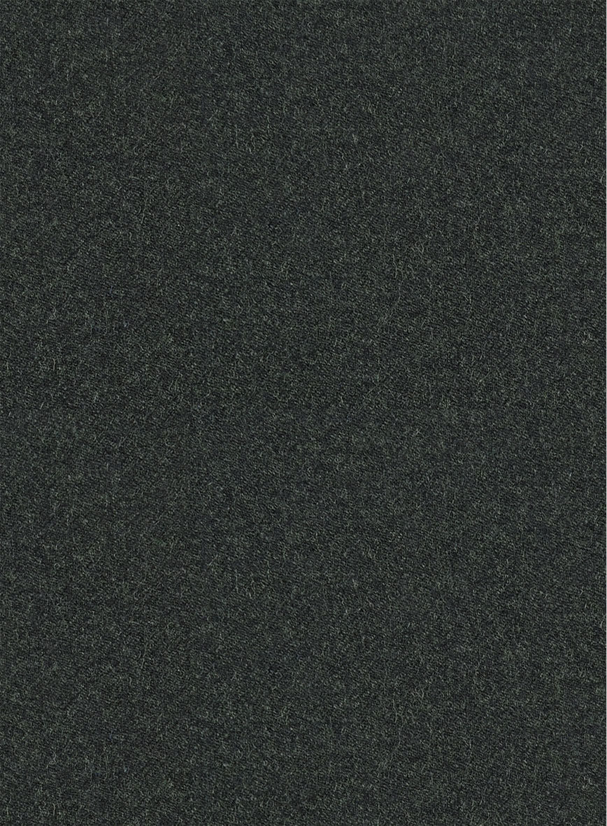 Italian Turna Dark Green Flannel Pants - Image 3
