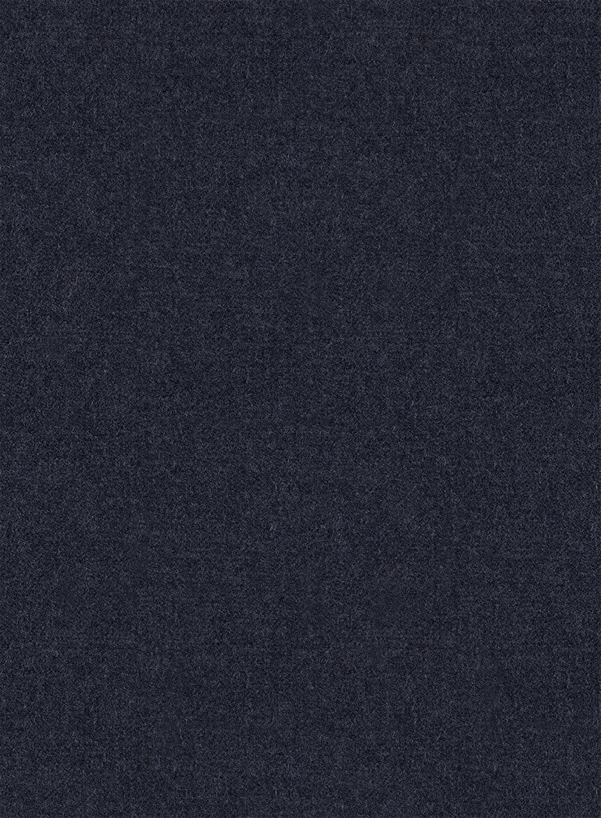 Italian Turna Dark Navy Flannel Jacket - Image 3