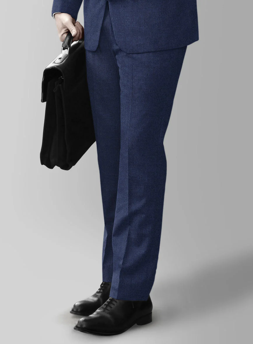 Italian Turna Persian Blue Flannel Suit - Image 5