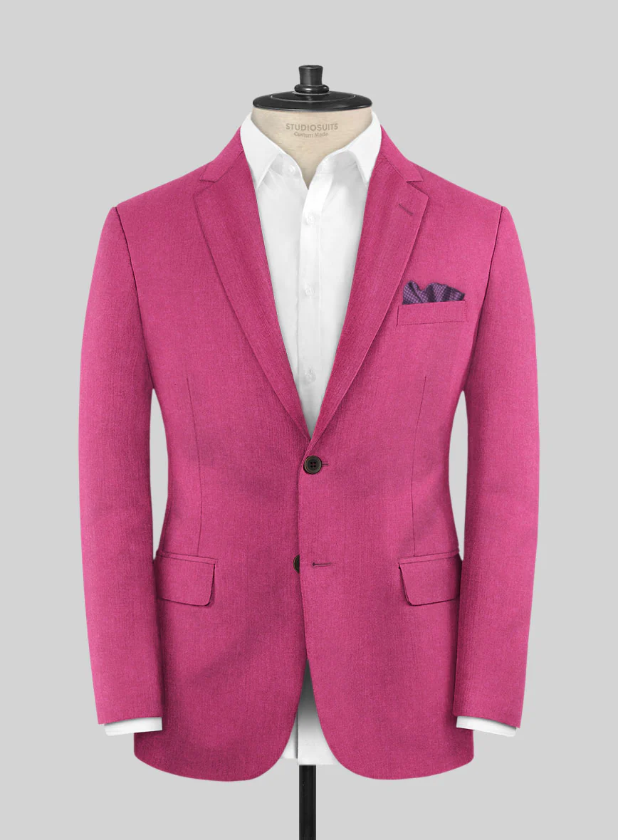 Italian Turna Pink Flannel Jacket