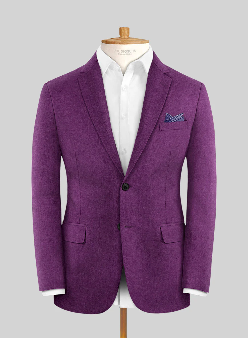 Italian Turna Purple Flannel Jacket