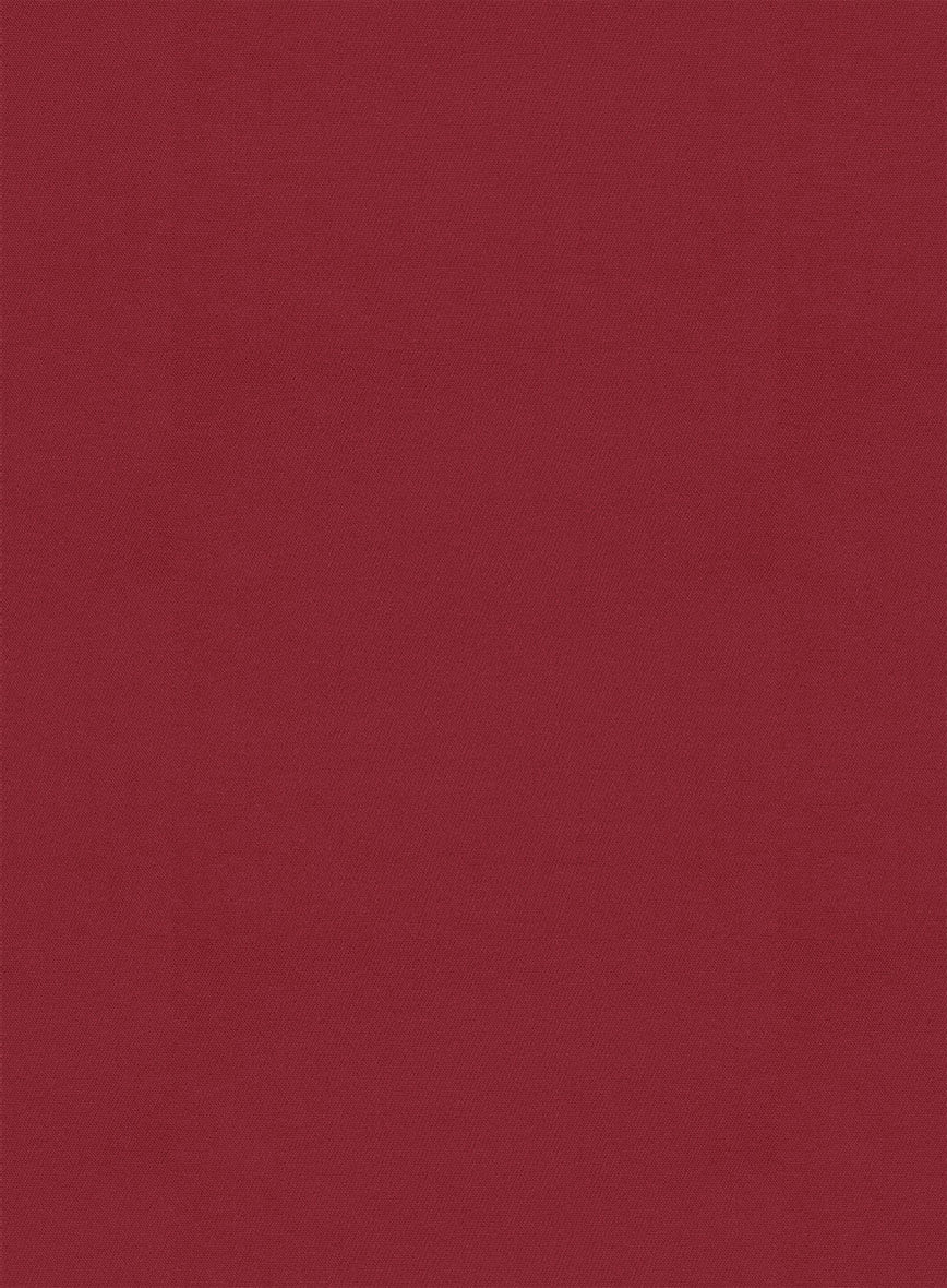 Italian Wine Cotton Suit - Image 6