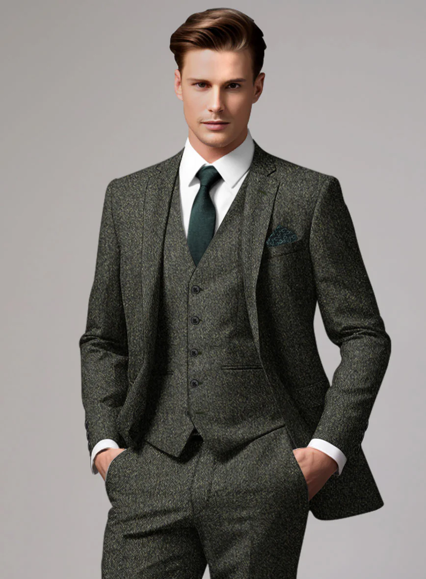 Italian Wool Cotton Facuno Suit - Image 4