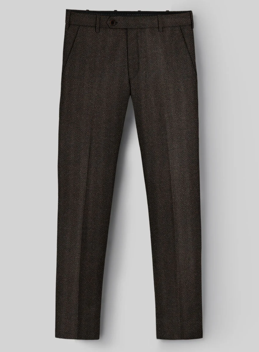 Italian Wool Herringbone Sortez Suit - Image 4