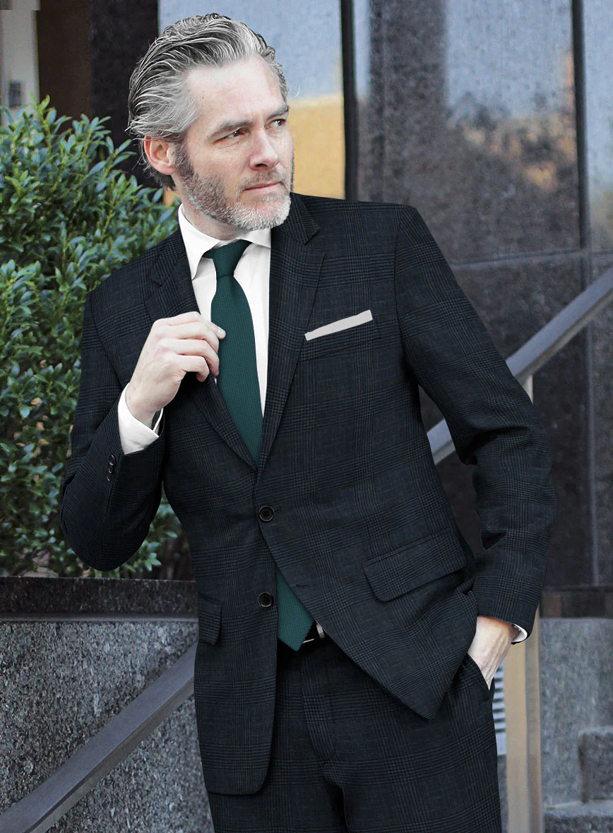 Italian Wool Linen Domingo Suit - Image 4