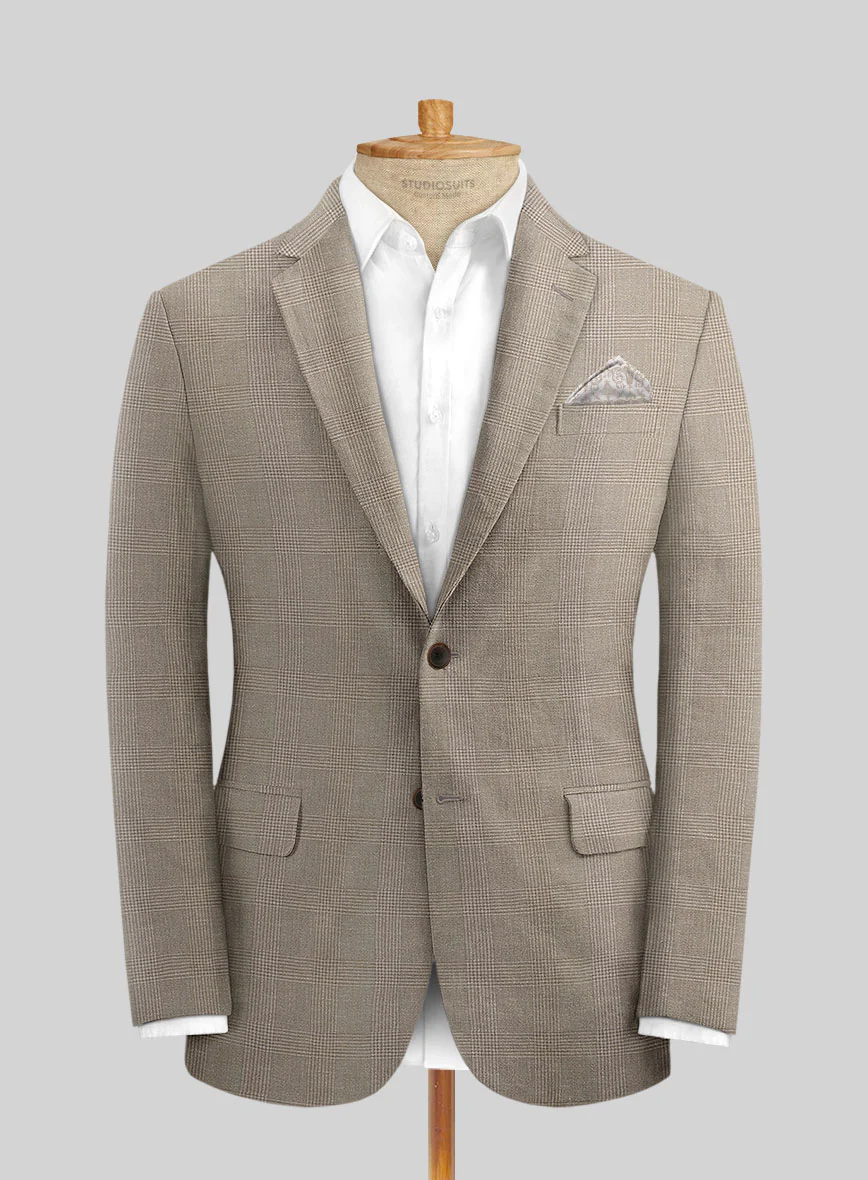 Italian Wool Linen Humberto Jacket - Image 3
