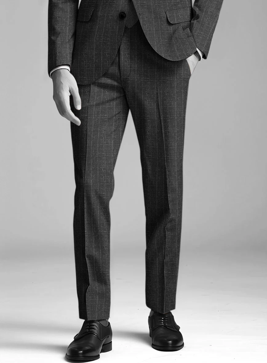 Italian Wool Linen Silk Farniel Suit - Image 5