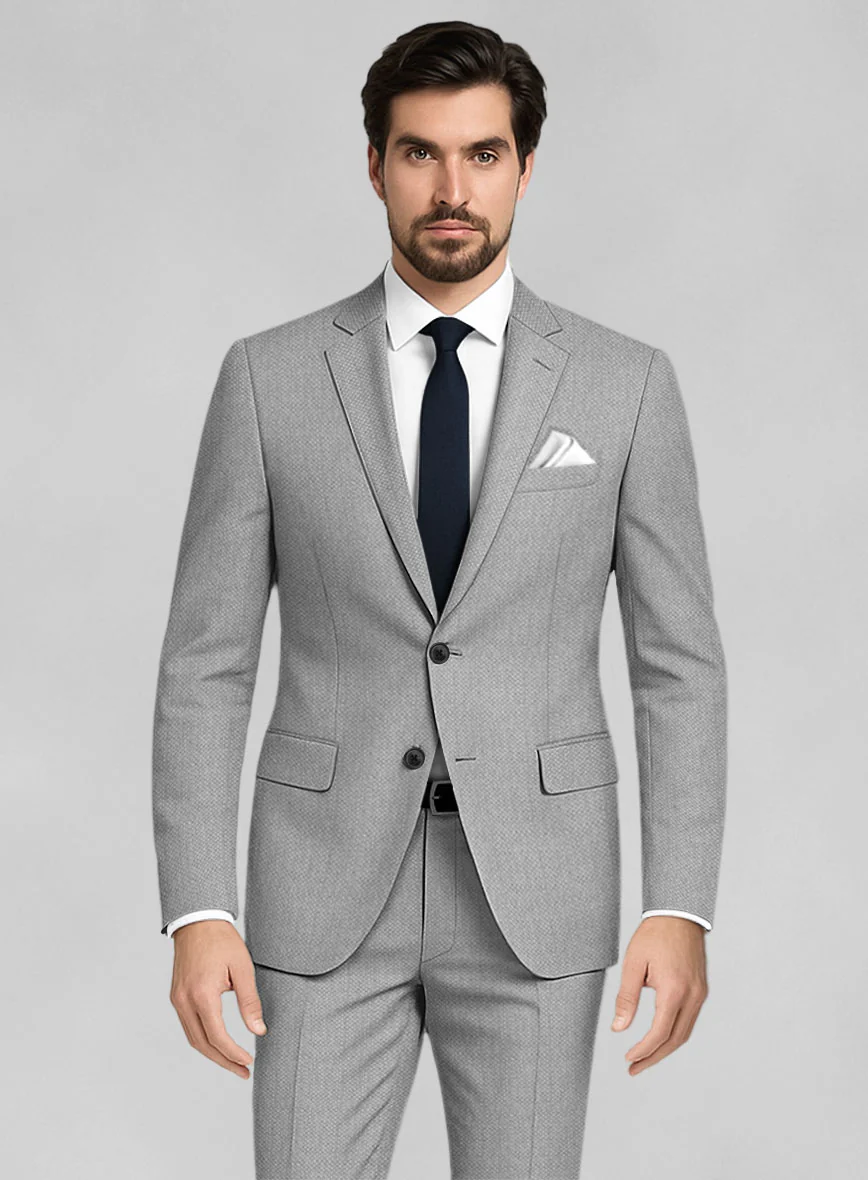 Italian Wool Lycra Bellavio Suit - Image 4