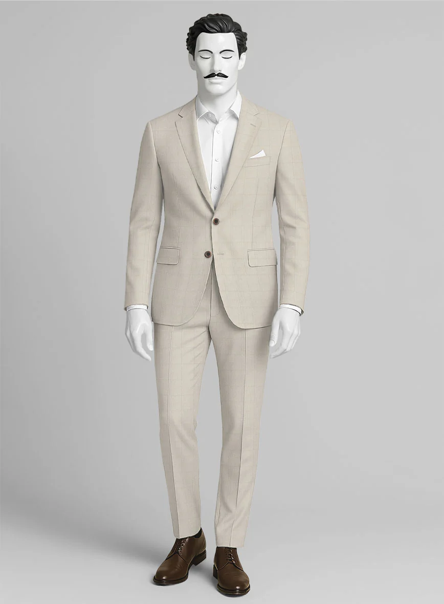 Italian Wool Lycra Norvel Suit
