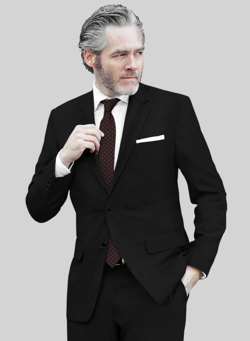 Italian Wool Lycra Ximeno Suit - Image 4