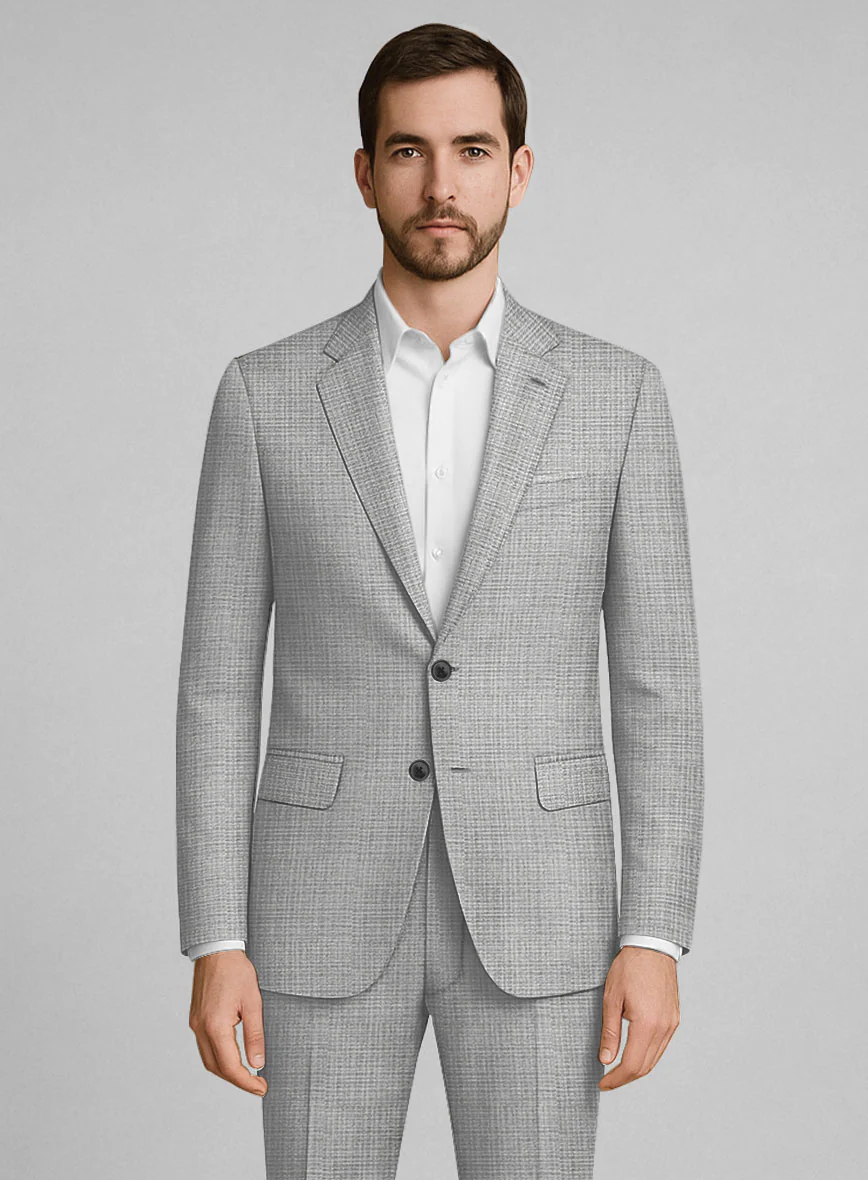Italian Wool Silk Caziel Suit - Image 4