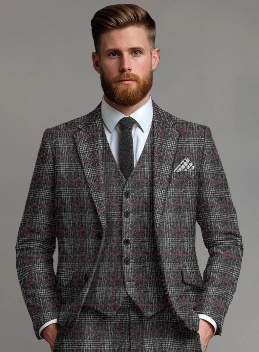 Italian Wool Silk Cotton Linen Zaira Suit - Image 4