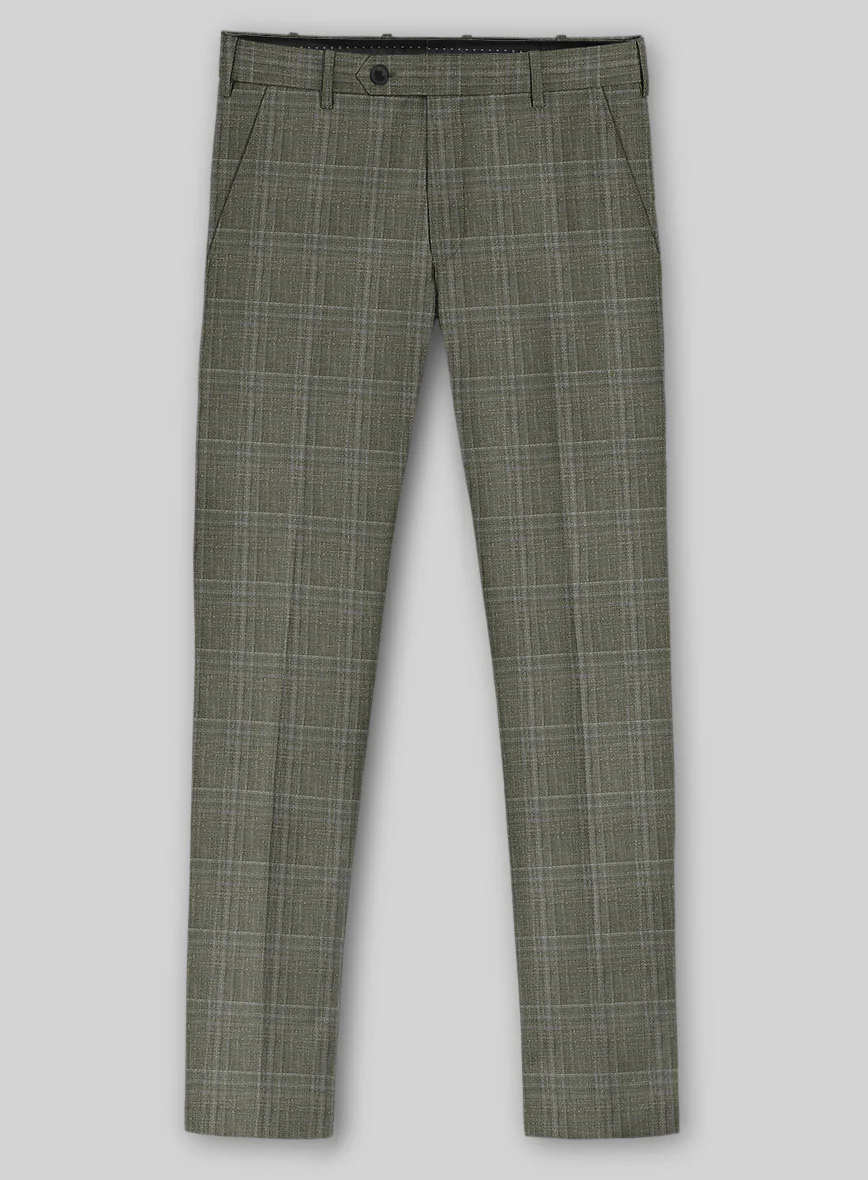 Italian Wool Silk Linen Cortes Pants - Image 2