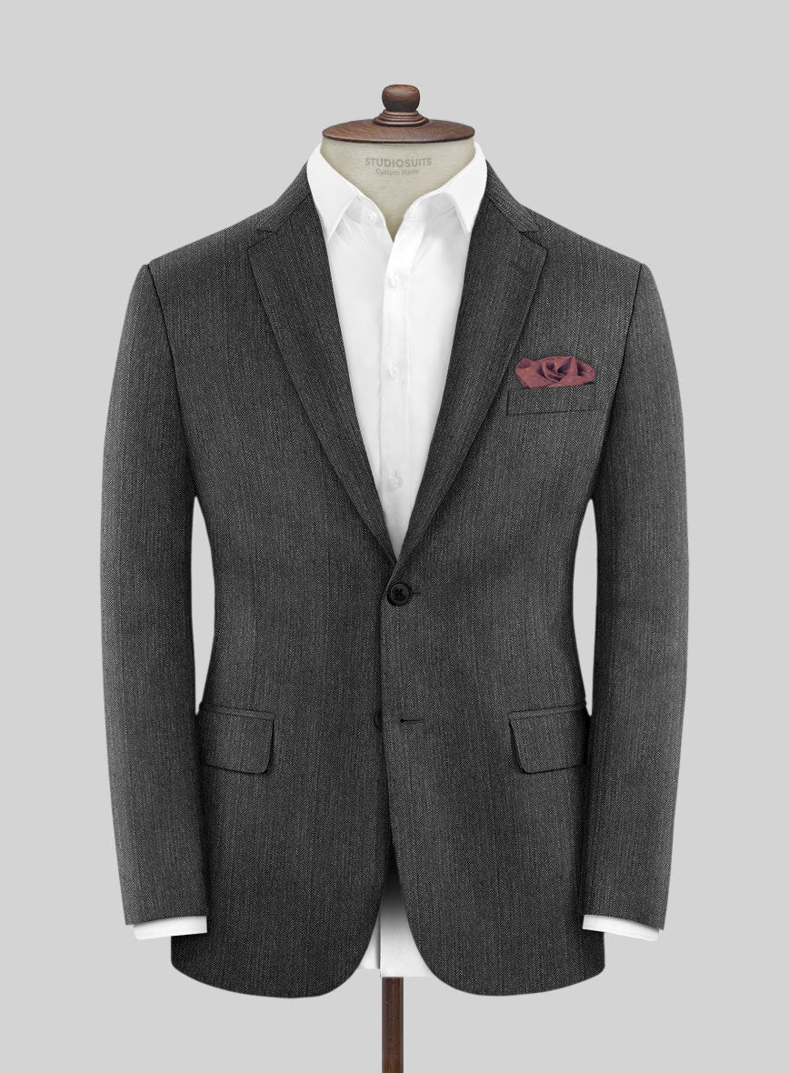 Italian Wool Silk Linen Gaspar Suit - Image 3