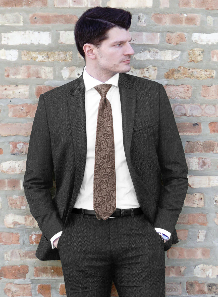Italian Wool Silk Linen Gaspar Suit - Image 4