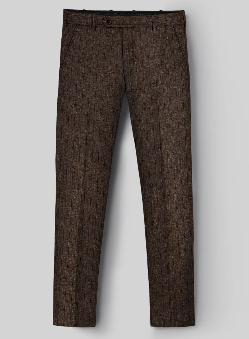 Italian Wool Silk Linen Olegario Pants
