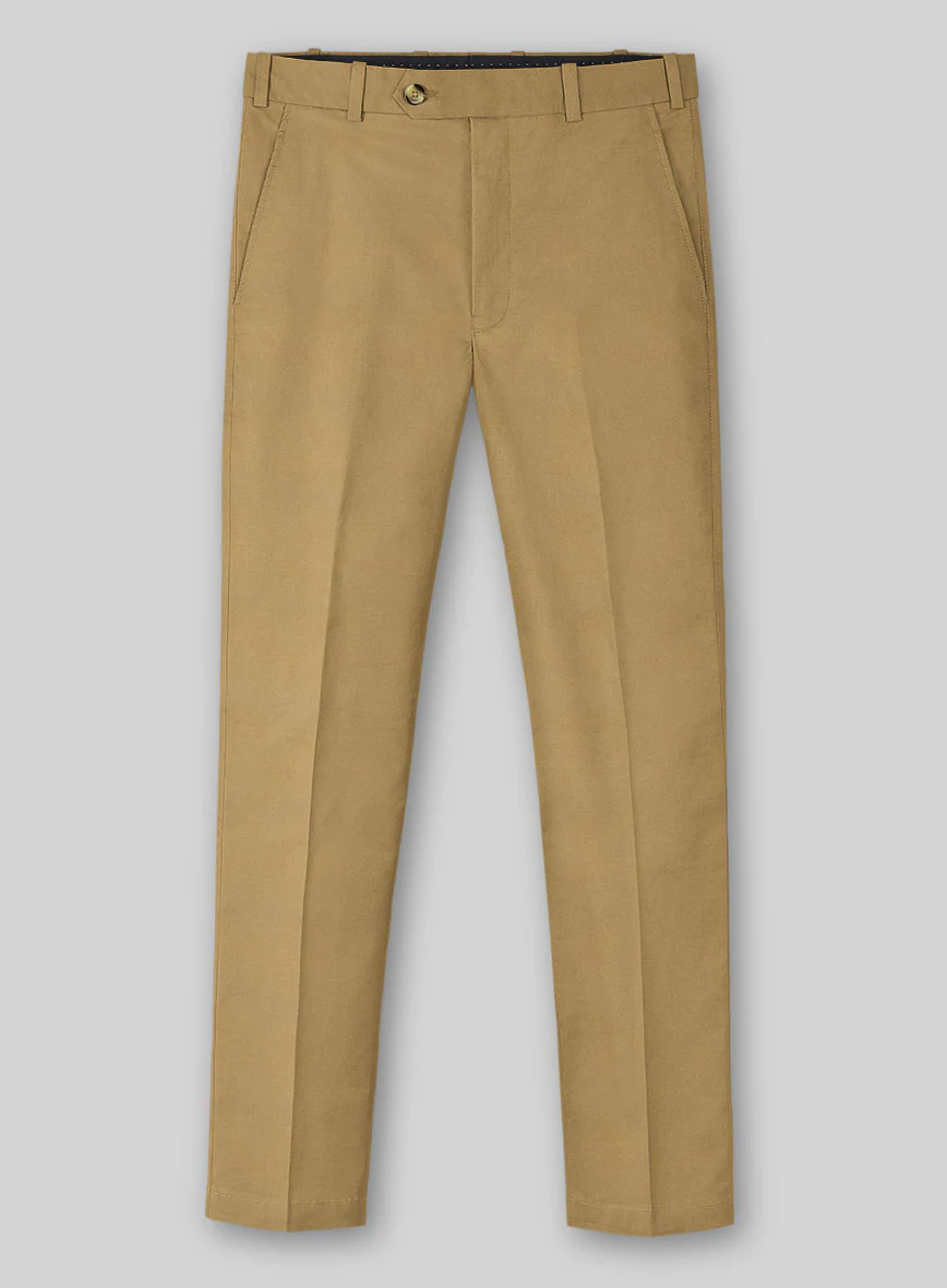 Khaki Stretch Chino Pants - Image 2