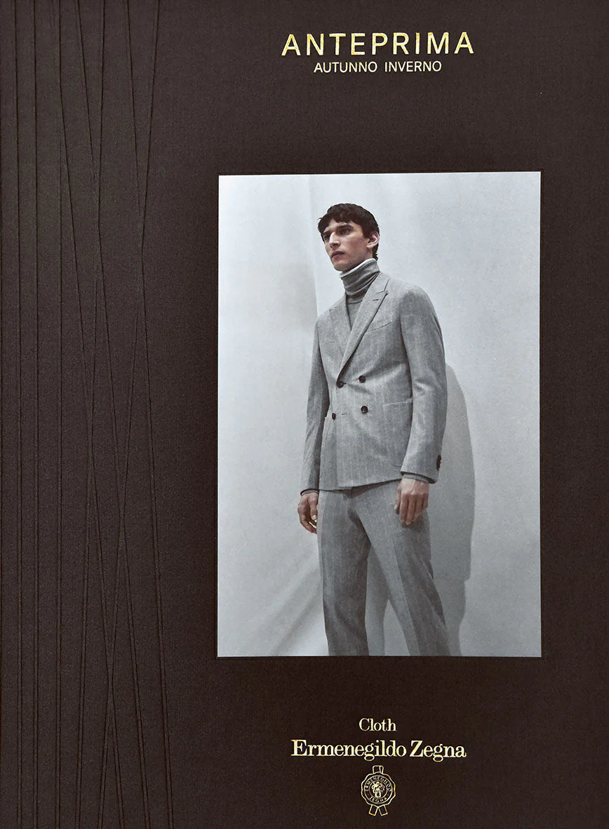 Lanificio Zegna Beige Basket Weave Jacket - Image 5