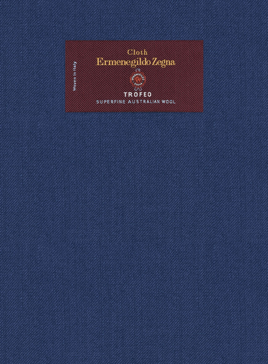 Lanificio Zegna Trofeo Cobalt Blue Wool Suit - Image 7