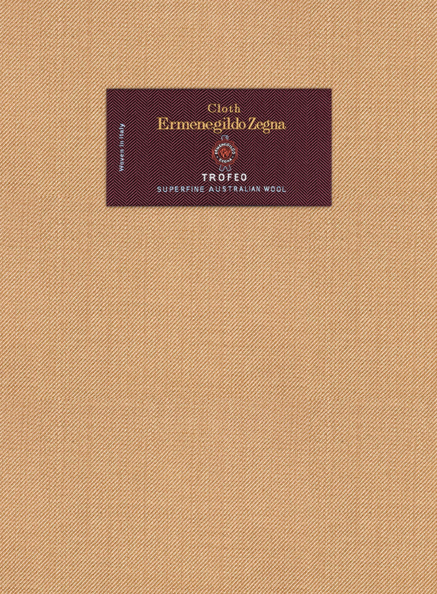 Lanificio Zegna Trofeo Copper Wool Pants - Image 3