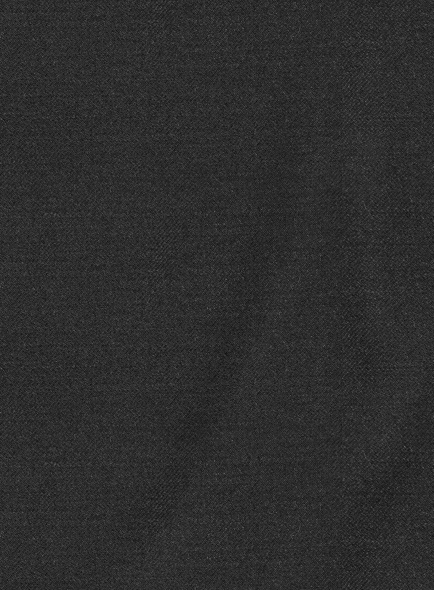 Lanificio Zegna Trofeo Dark Charcoal Wool Pants - Image 4