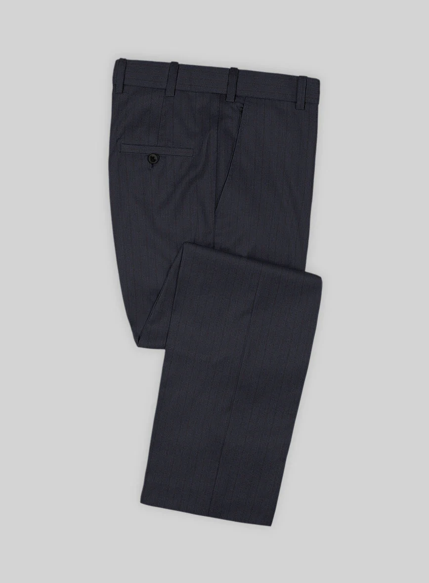 Lanificio Zegna Trofeo Ifrain Blue Stripe Wool Suit - Image 5