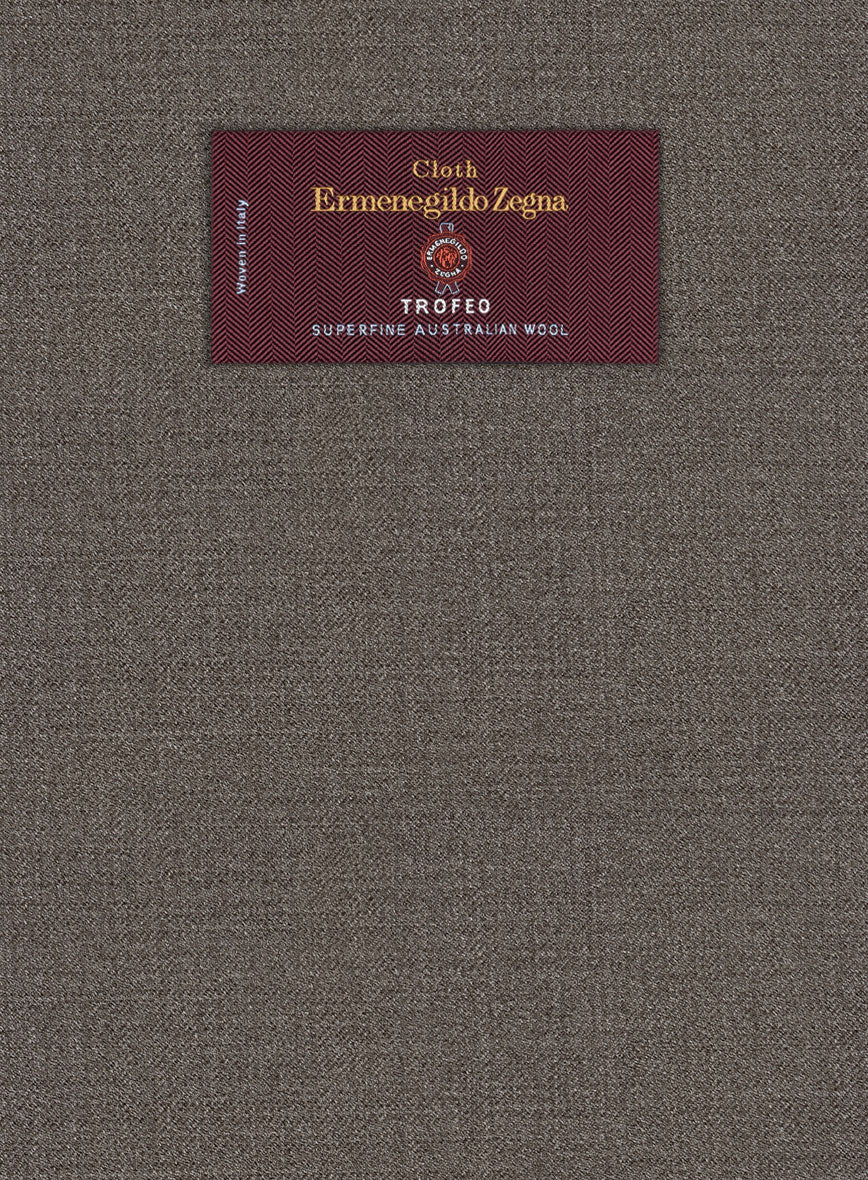 Lanificio Zegna Trofeo Intense Brown Wool Jacket - Image 2