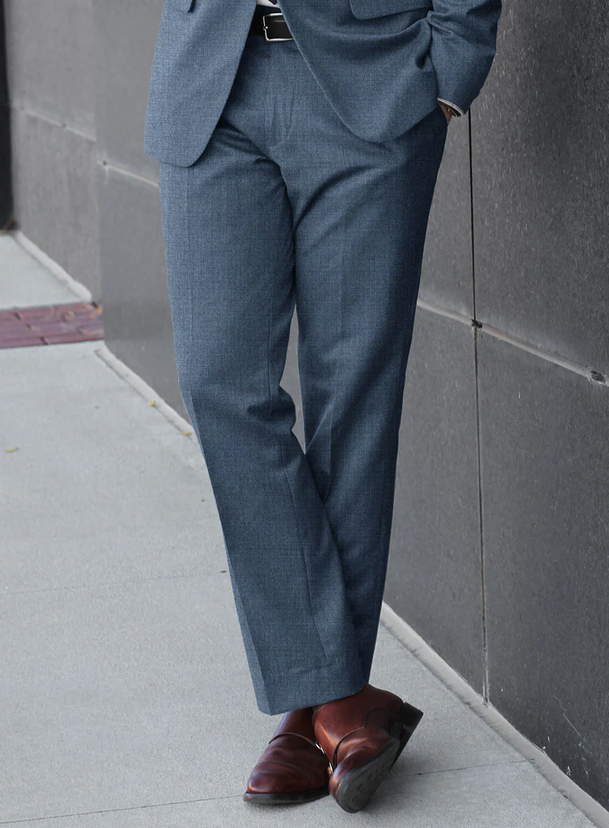 Lanificio Zegna Trofeo Prussian Blue Wool Suit - Image 16