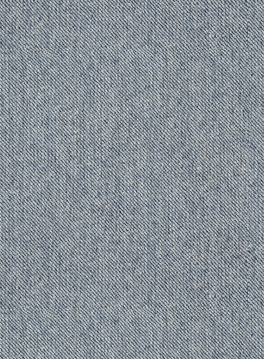 Light Blue Denim Tweed Jacket - Image 5