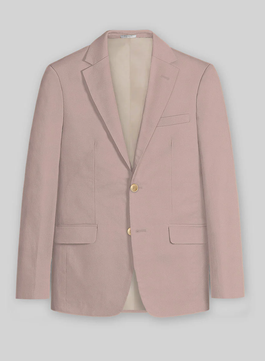 Light Mauve Stretch Chino Jacket