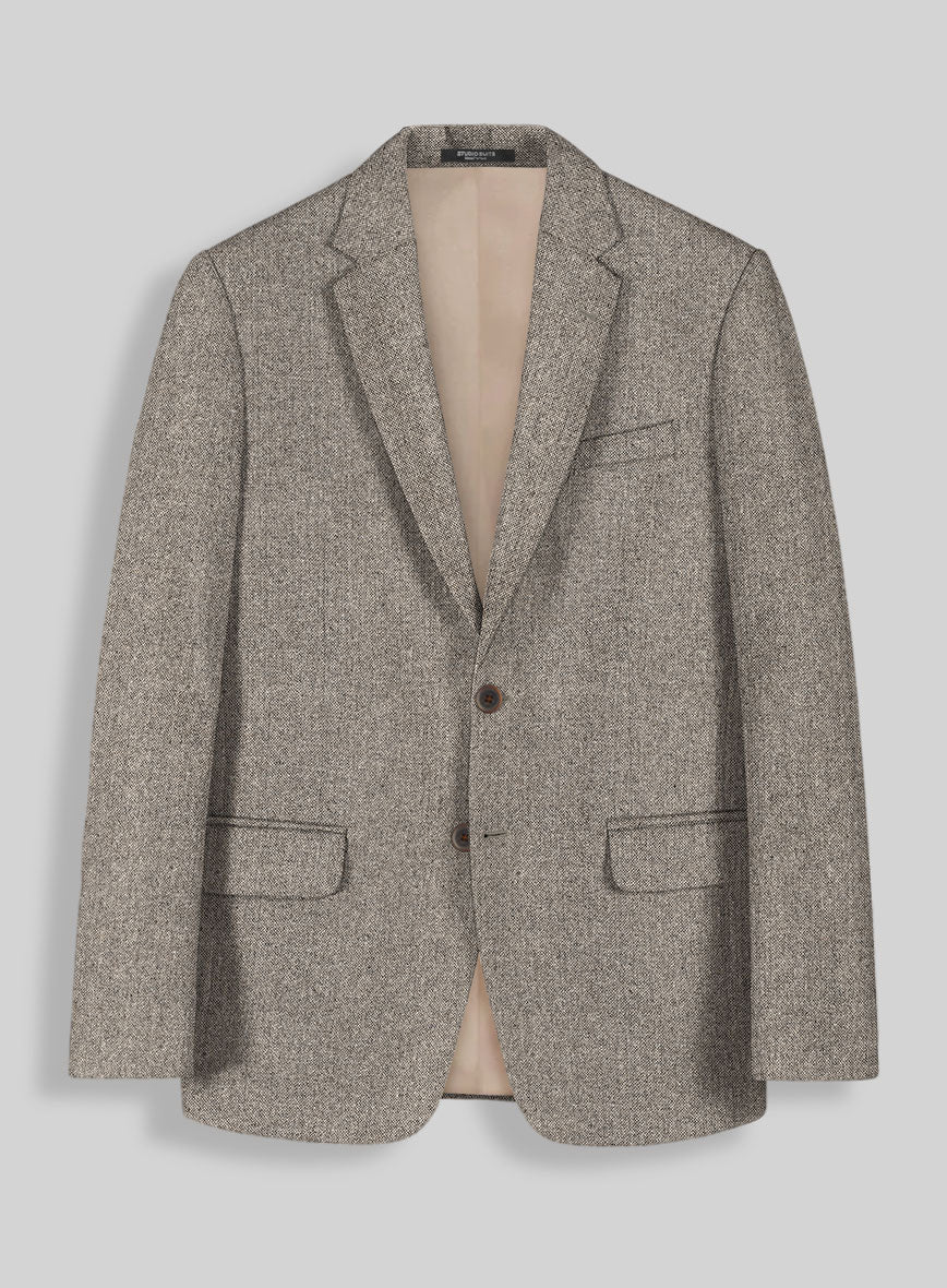 Light Weight Brown Tweed Jacket