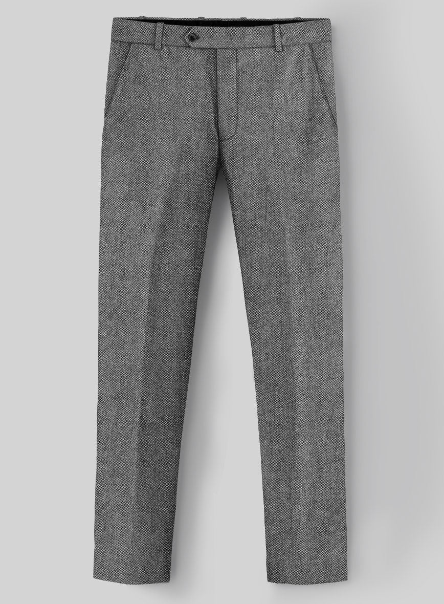 Light Weight Dark Gray Tweed Pants - Image 2