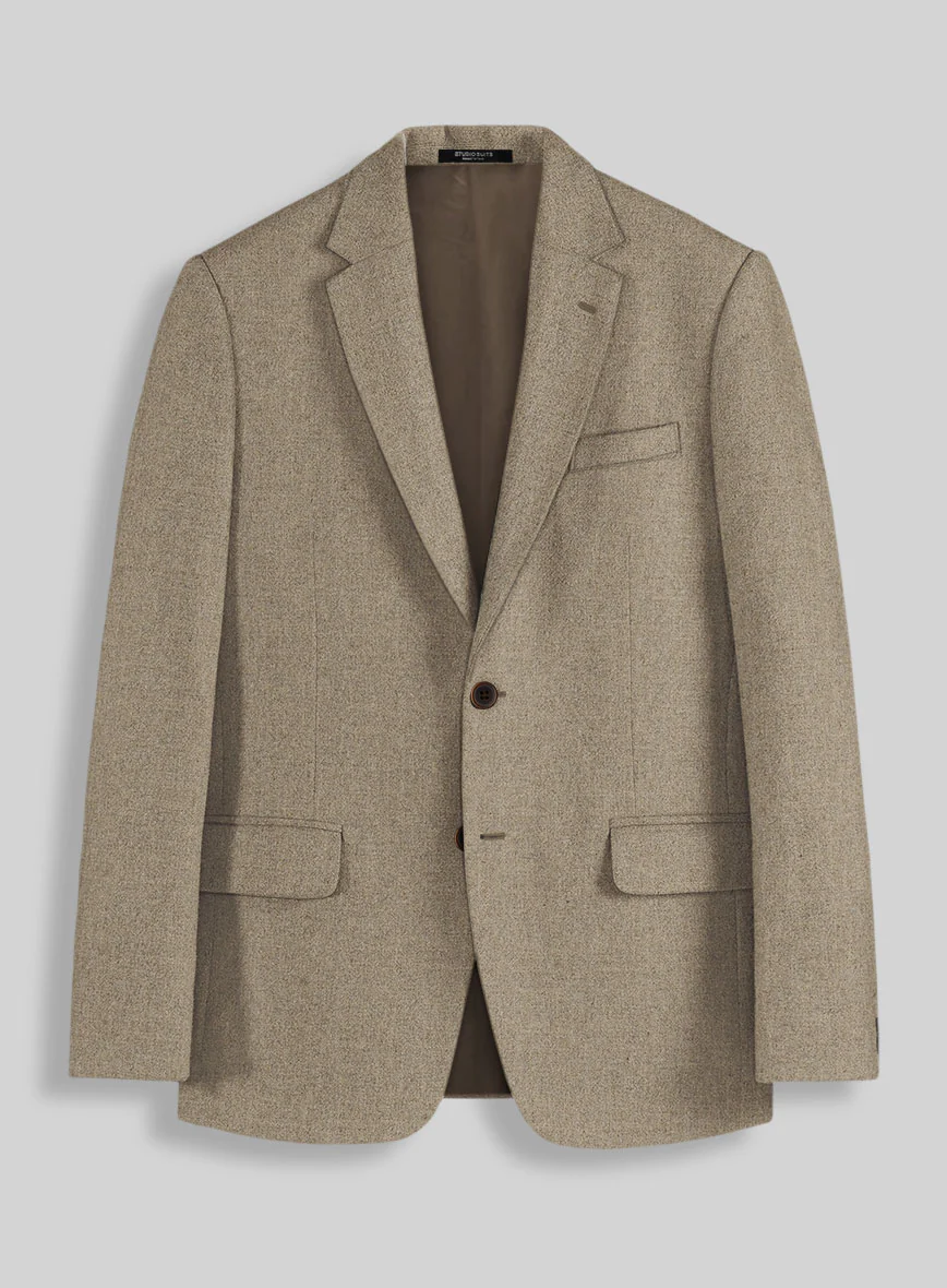 Light Weight Light Brown Tweed Suit - Image 3