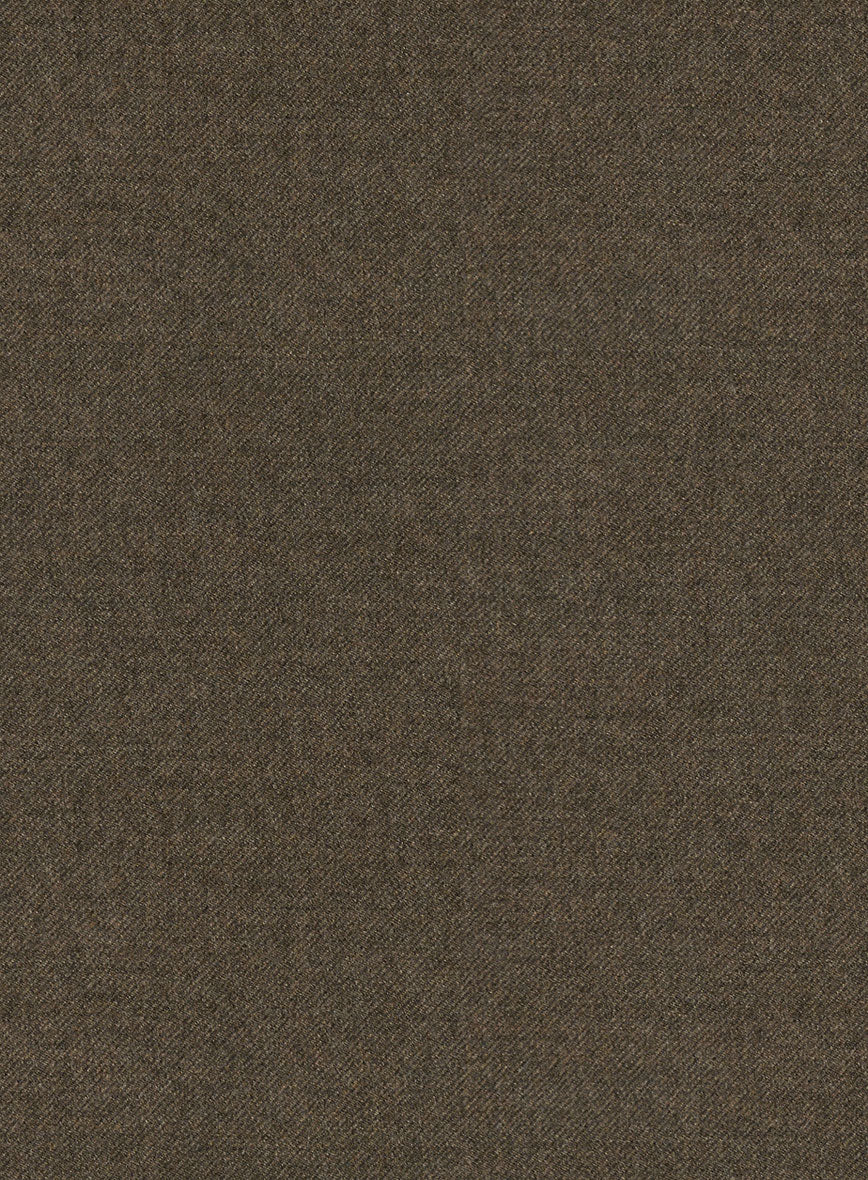 Light Weight Rust Brown Tweed Pea Coat - Image 3