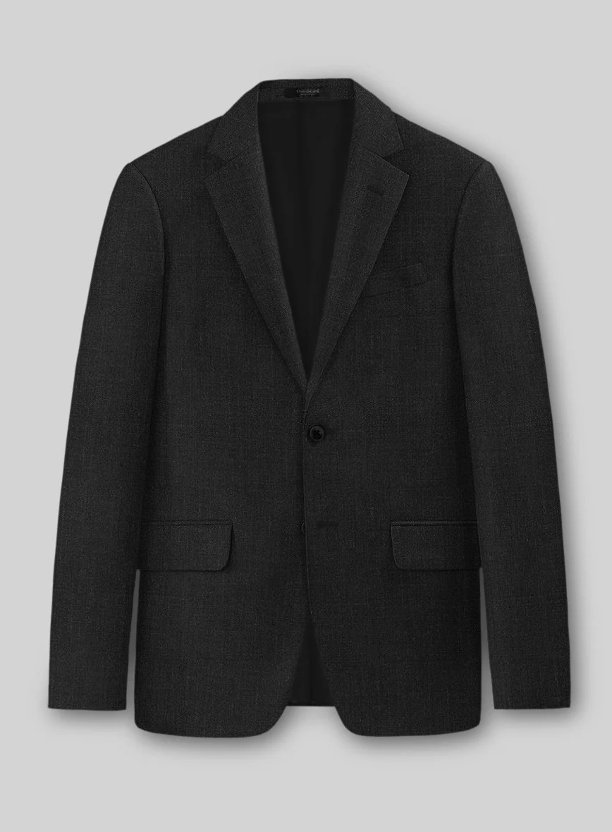 London Loom Corvello Black Wool Jacket