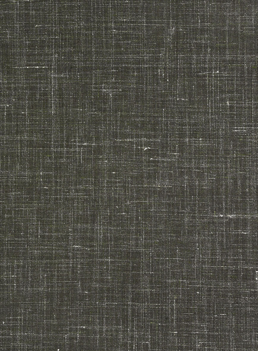 London Loom Green Kaelvo Wool Linen Suit - Image 6