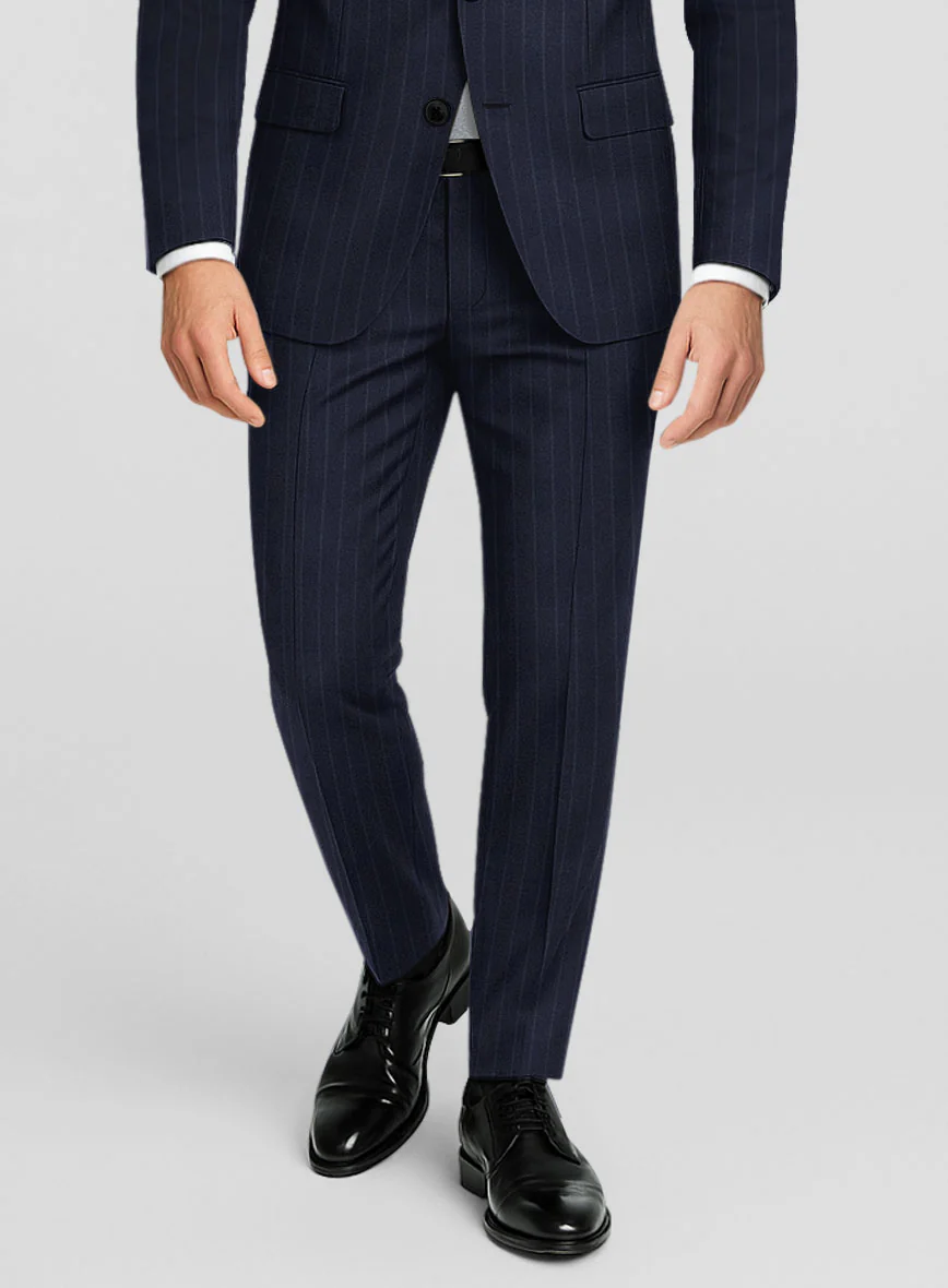 London Loom Marzino Stripe Wool Pants - Image 2