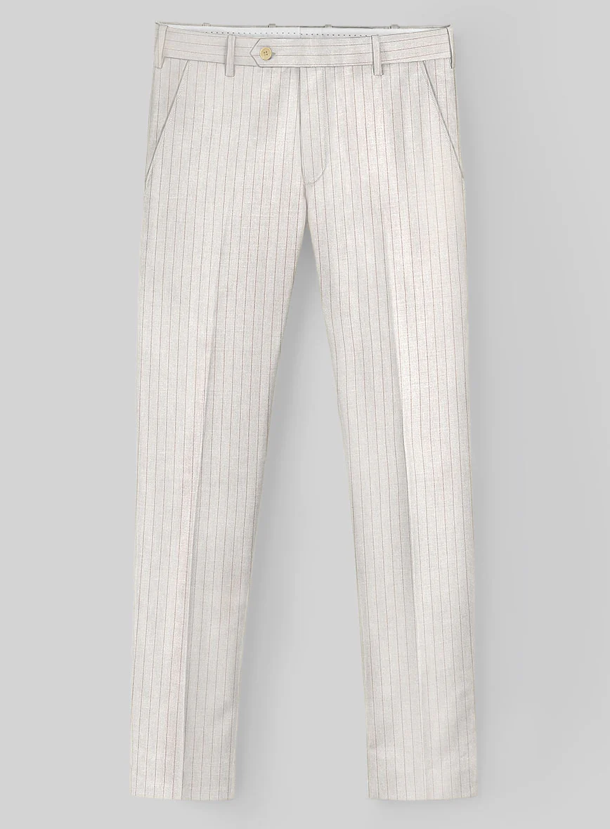 Loro Piana Benedetto Linen Wool Silk Pant