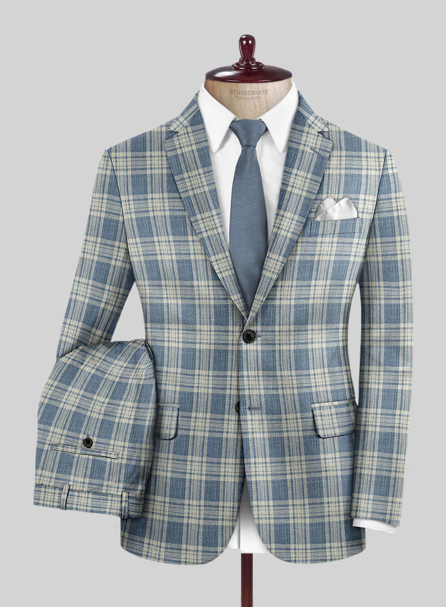 Loro Piana Brillante Wool Silk Linen Suit