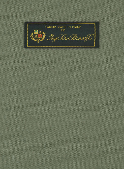 Loro Piana Green Cotton Pants - Image 2