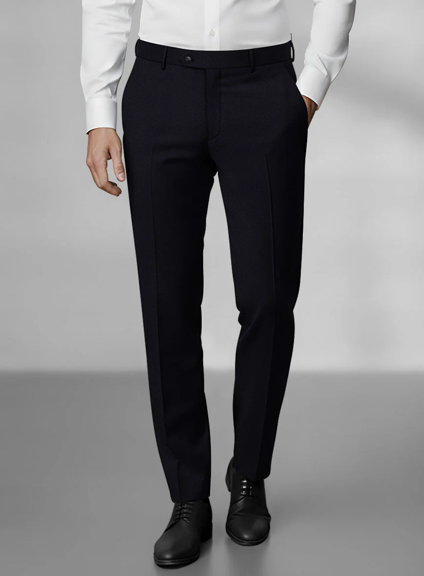 Loro Piana Zelander Dark Blue Wool Pants