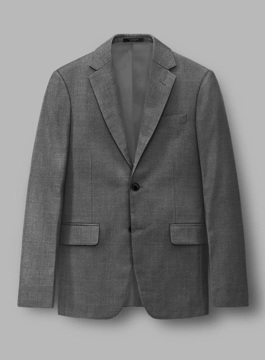 Loro Piana Zelander Gray Wool Jacket