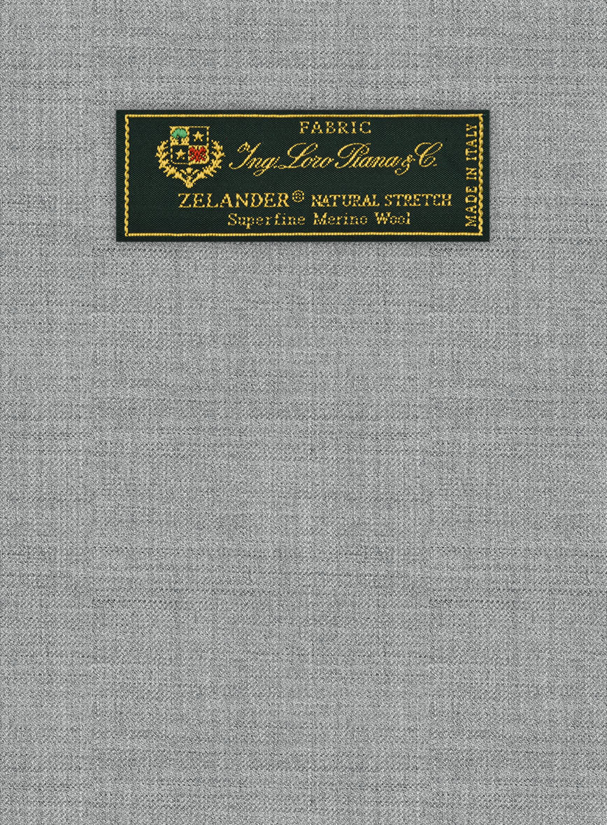Loro Piana Zelander Light Gray Wool Pants - Image 4