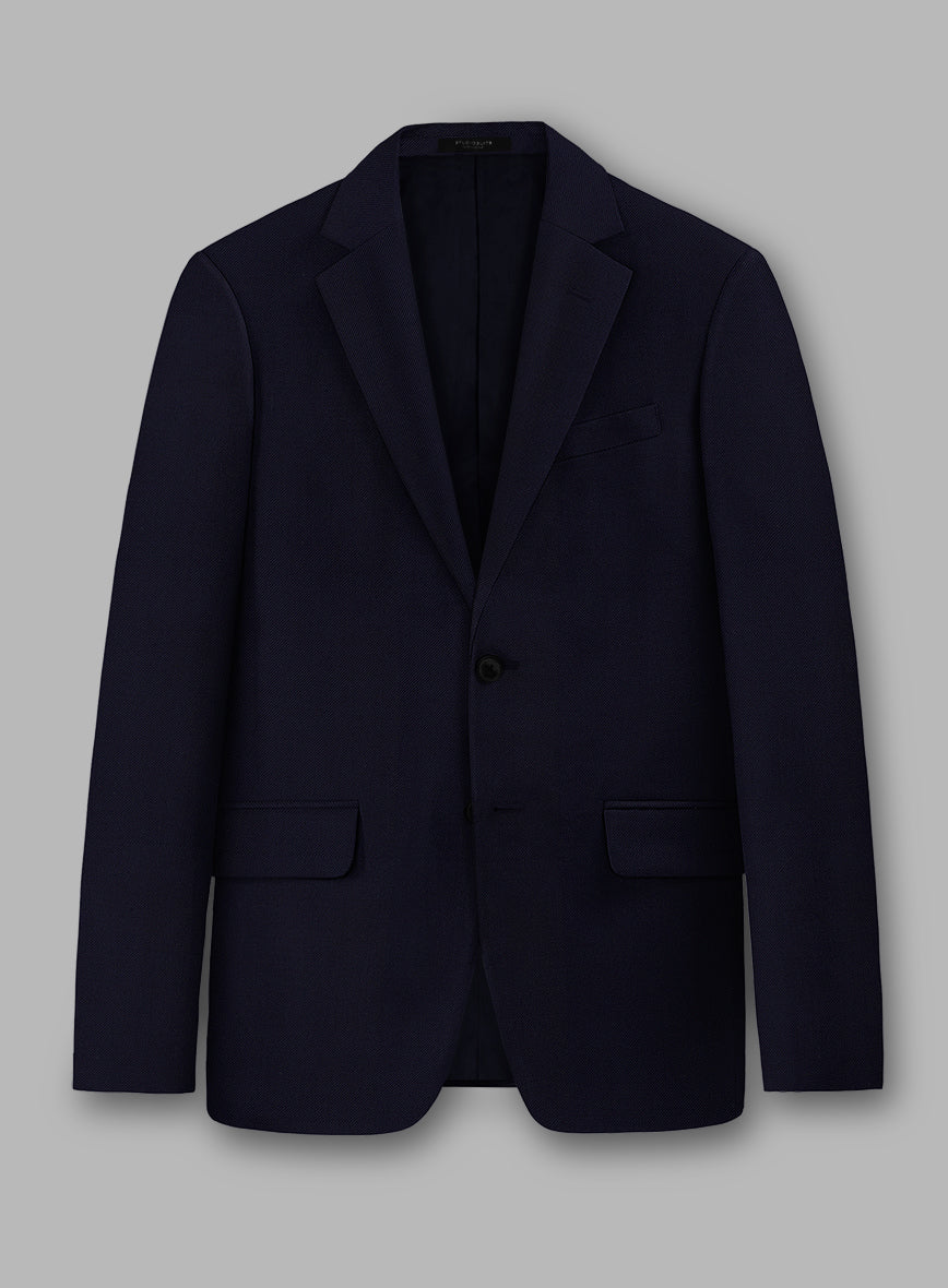 Loro Piana Zelander Navy Blue Wool Jacket